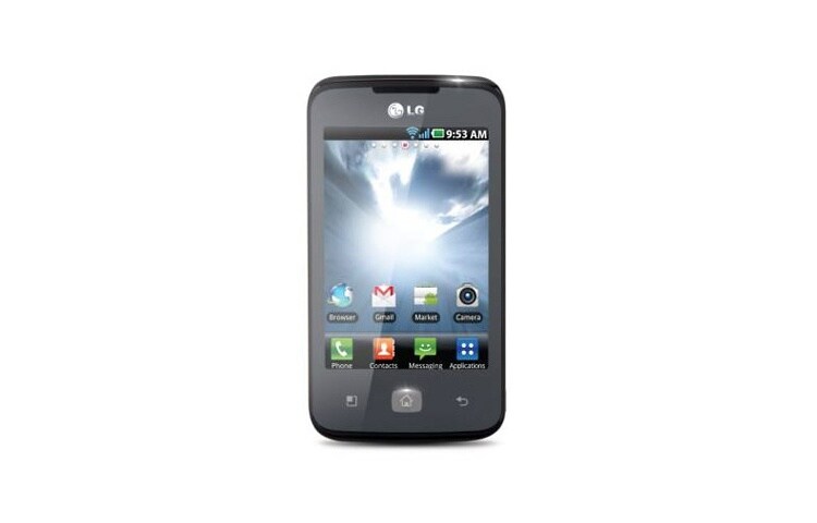 LG Android 2.3, 5 Mp kamera, DLNA, WiFi Direct, E510