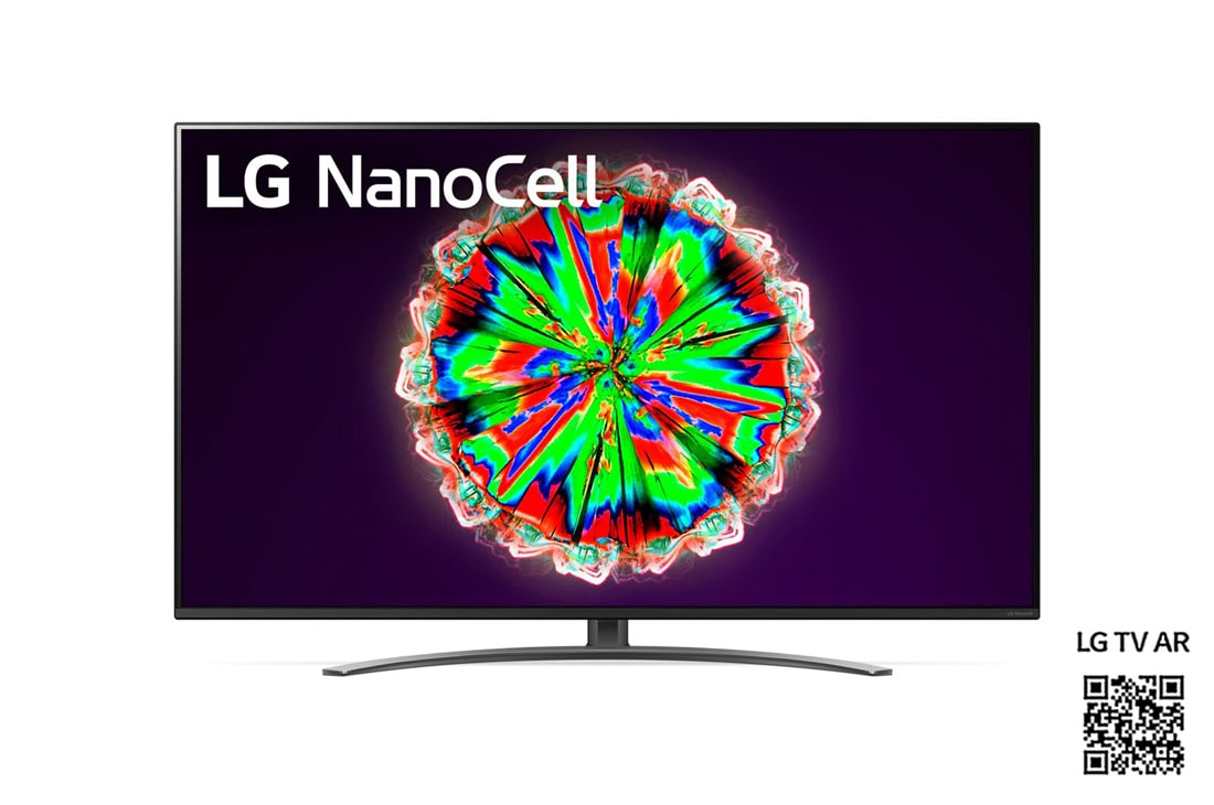 LG 4K NanoCell TV, etupuoli täytekuvalla, 55NANO816NA