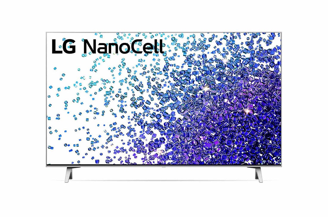 LG 43NANO776PA, Kuva LG NanoCell TV:stä edestä, 43NANO776PA