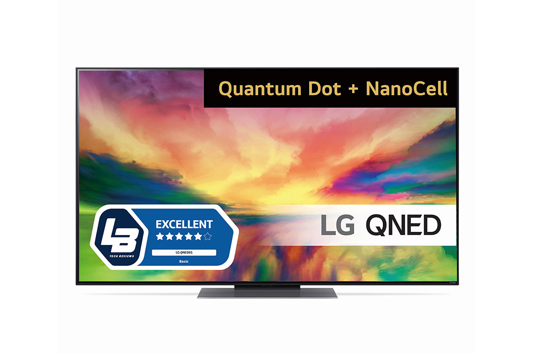 LG 55'' QNED 81 - 4K TV (2023), Front view, 55QNED816RE
