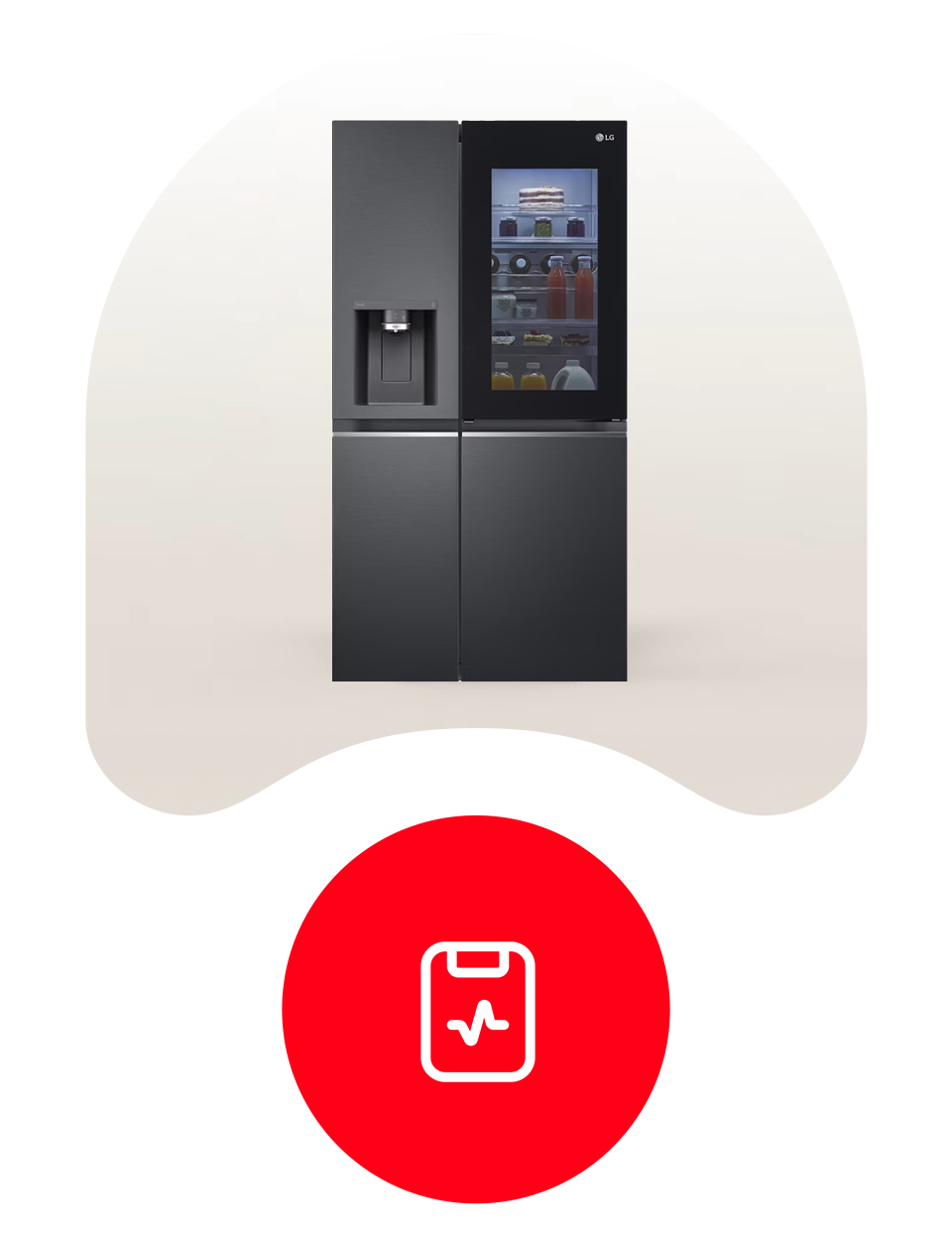 LG frigo congélateur thinq Smart Diagnosis™