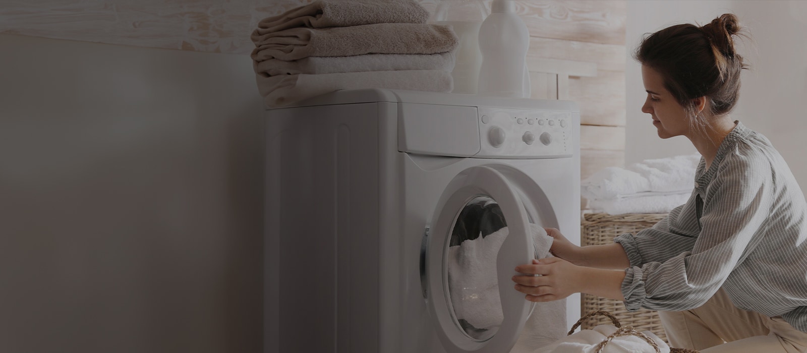 Washing Machine in Laundry Room