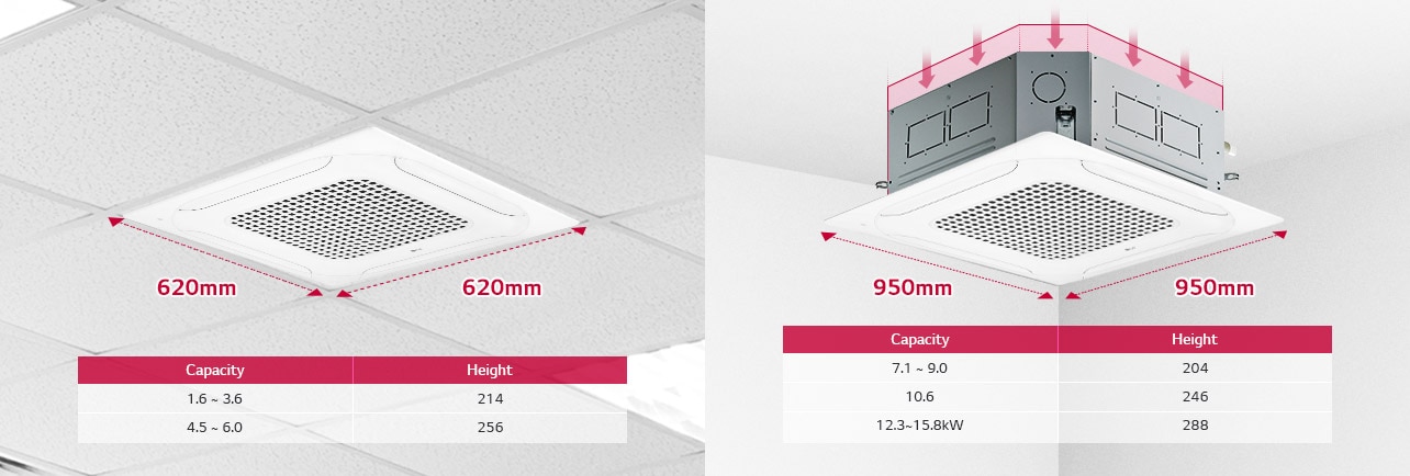 Indoor Ceiling Cassette Products Air Solution Business Lg Global 1098