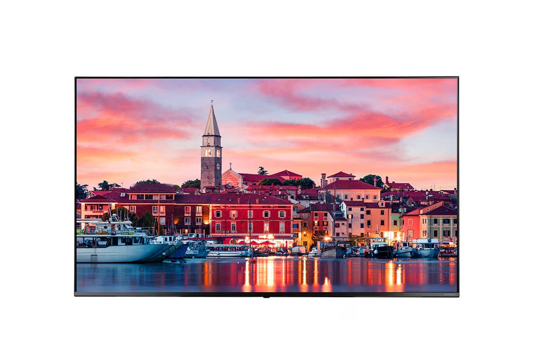 LG 4K UHD Hospitality TV with Pro:Centric Direct, Front view with infill image, 55UR762H(EU)