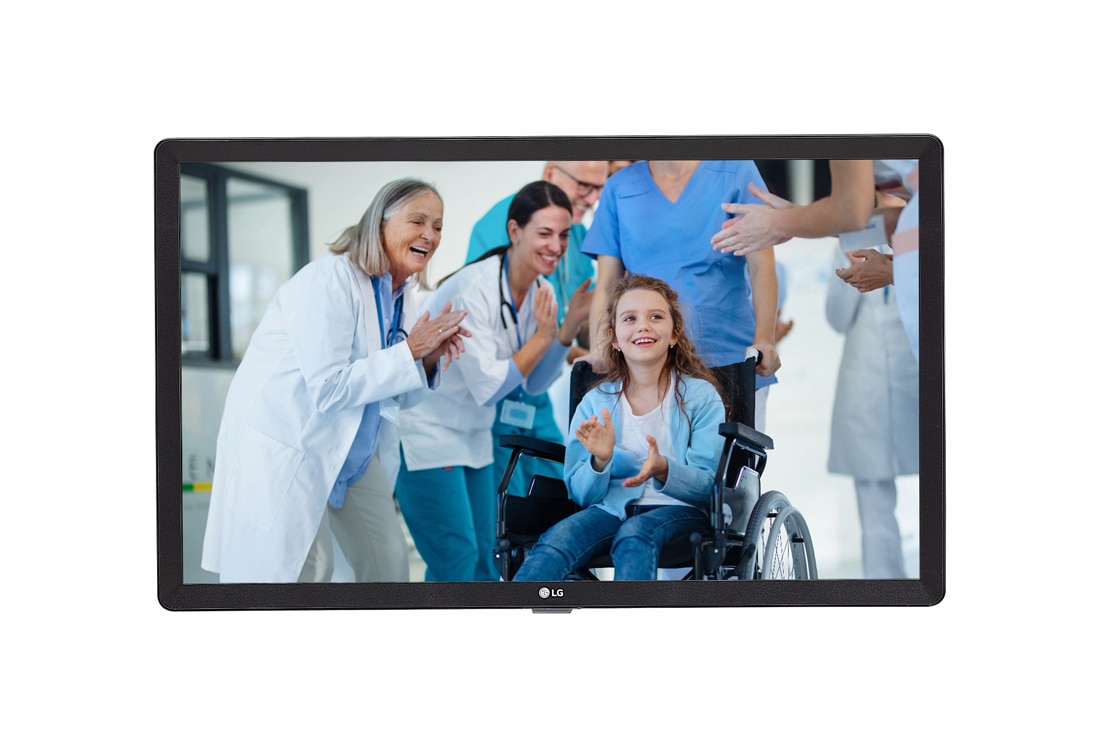 LG UL-Listed Hospital TV, Front view with infill image, 28LN572M (NA)