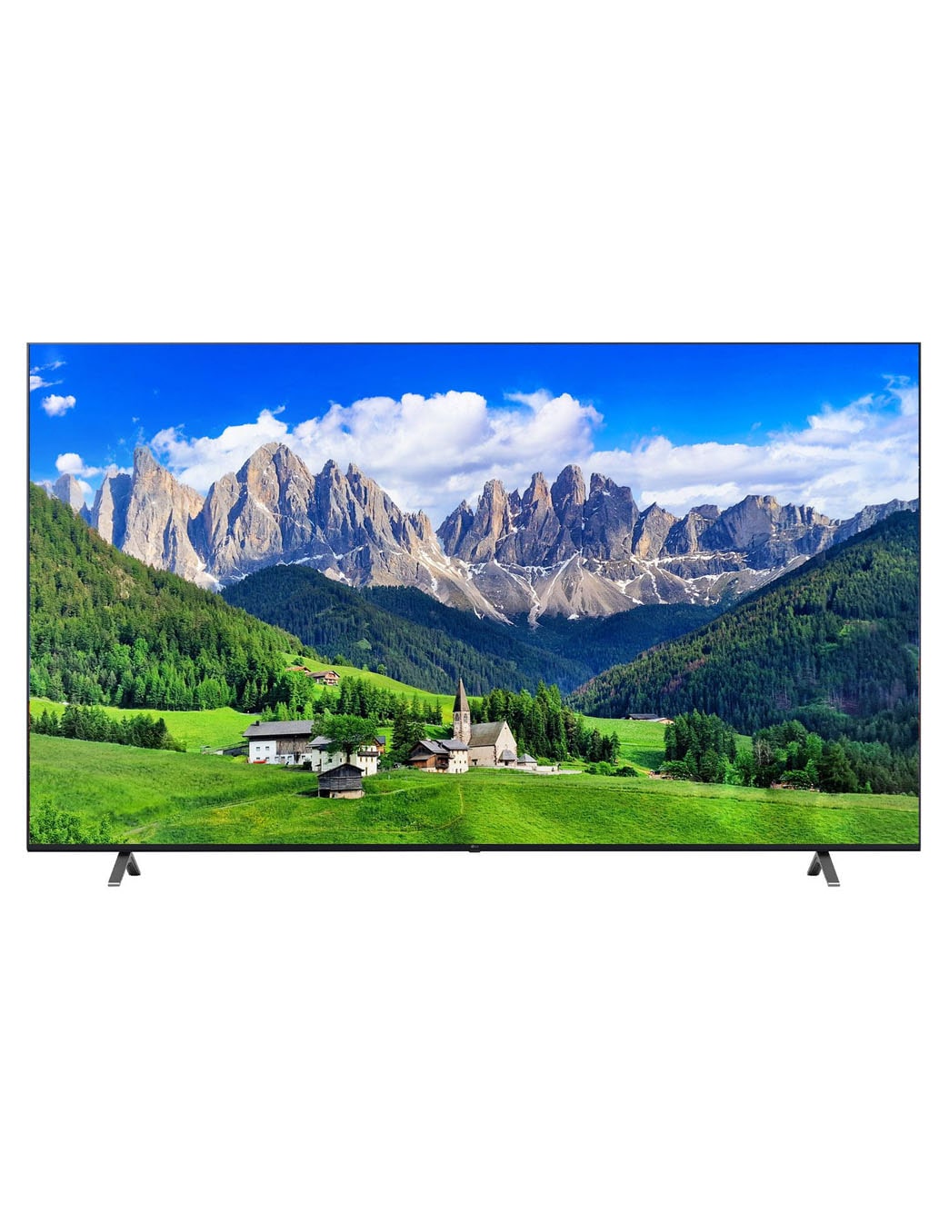 LG UHD Signage, Front view with infill image, 43UT801C