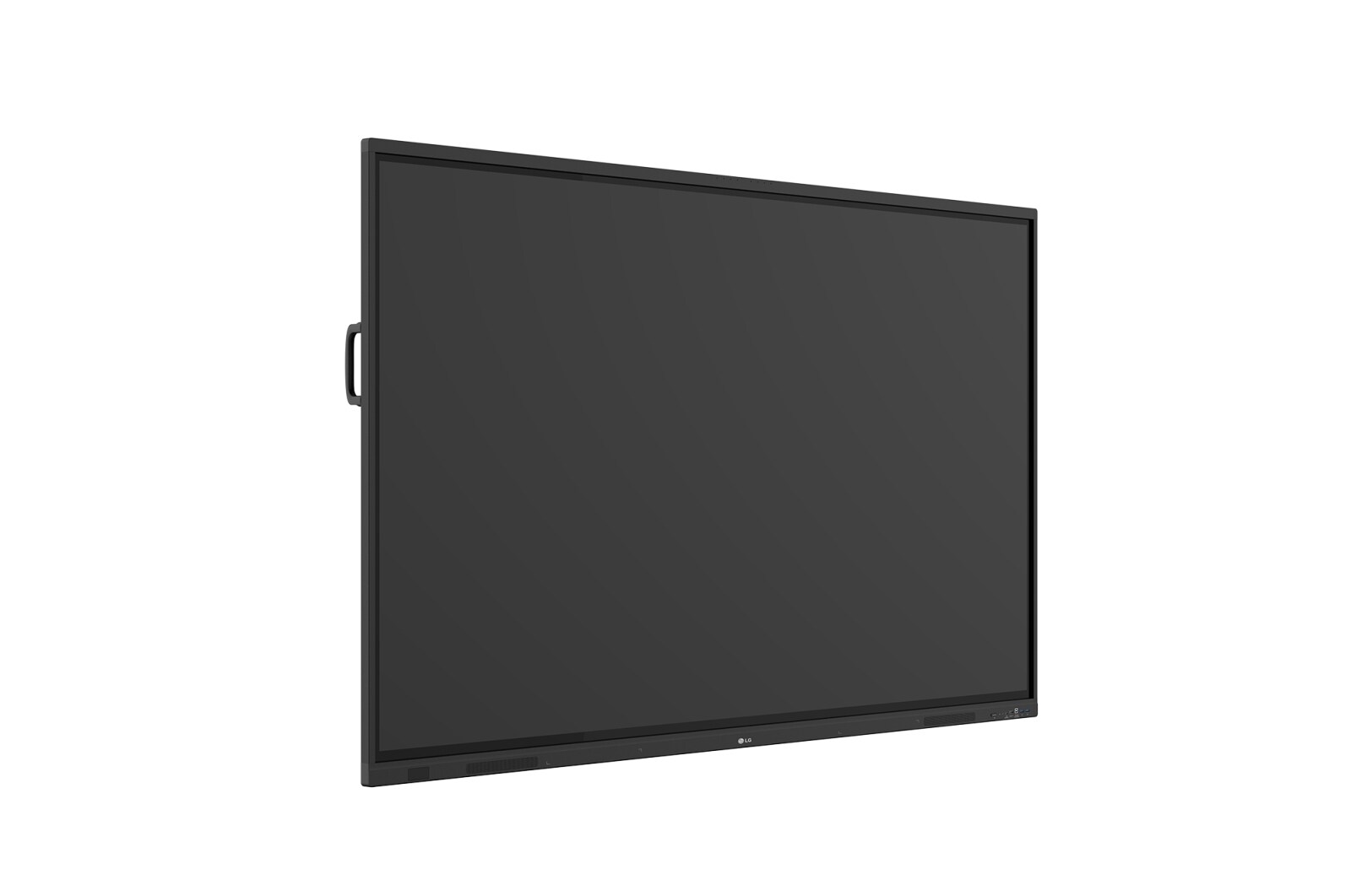 LG CreateBoard Standard, +45 degree side view, 86TR3DQ