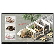 LG CreateBoard Standard, Front view with infill image, 86TR3DQ, thumbnail 10