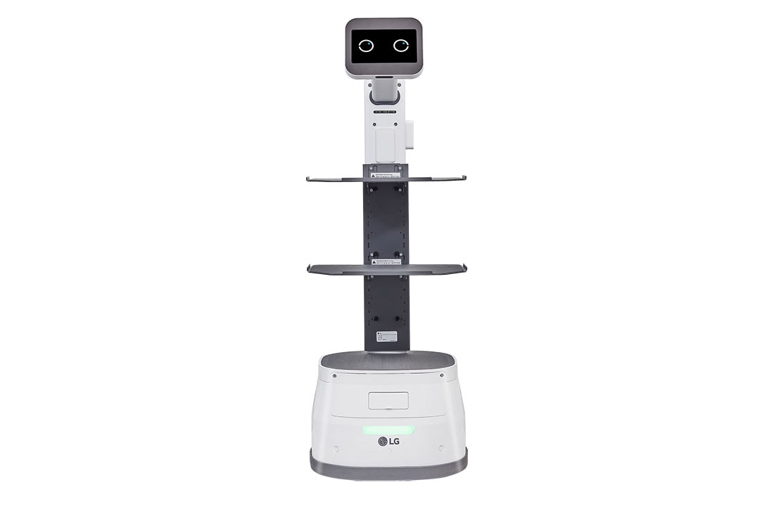 LG CLOi CarryBot that increase work efficiency, front view, LDLAXVT10