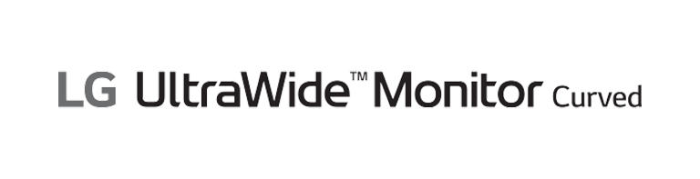 LG UltraWide™ Monitor Curved logo.	