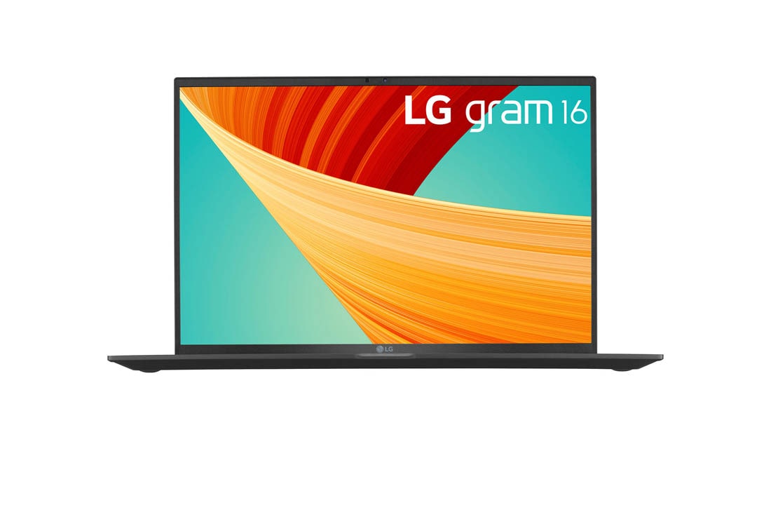 LG gram 16'' Ultra-lightweight with 16:10 IPS Anti glare Display and Intel vPro®, An Intel® Evo™ Design, Front view, 16Z90R-Q