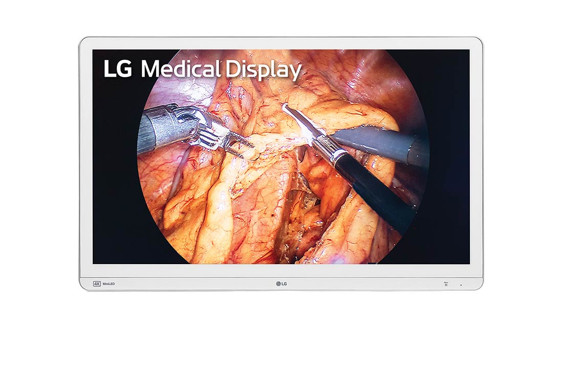 LG 31.5-inch 4K Mini-LED surgical monitor, front view, 32HR734S-W