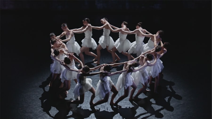 A YouTube link with a 30-second teaser video of the LG-sponsored ballet performance set to instrumental music.