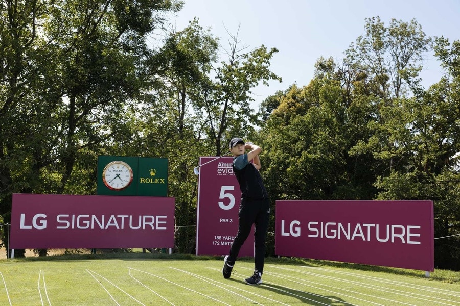 LG Advocates Busan for World Expo 2030 at The Amundi Evian Championship