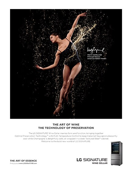 News Campaign with Misty Copeland LG SIGNATURE