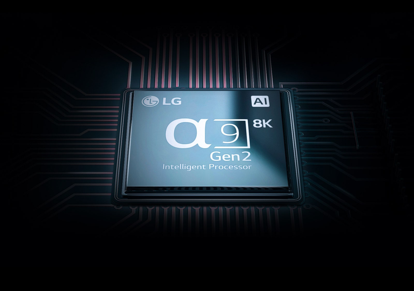 Image of alpha 9 Gen 2 processor of LG SIGNATURE OELD TV Z9