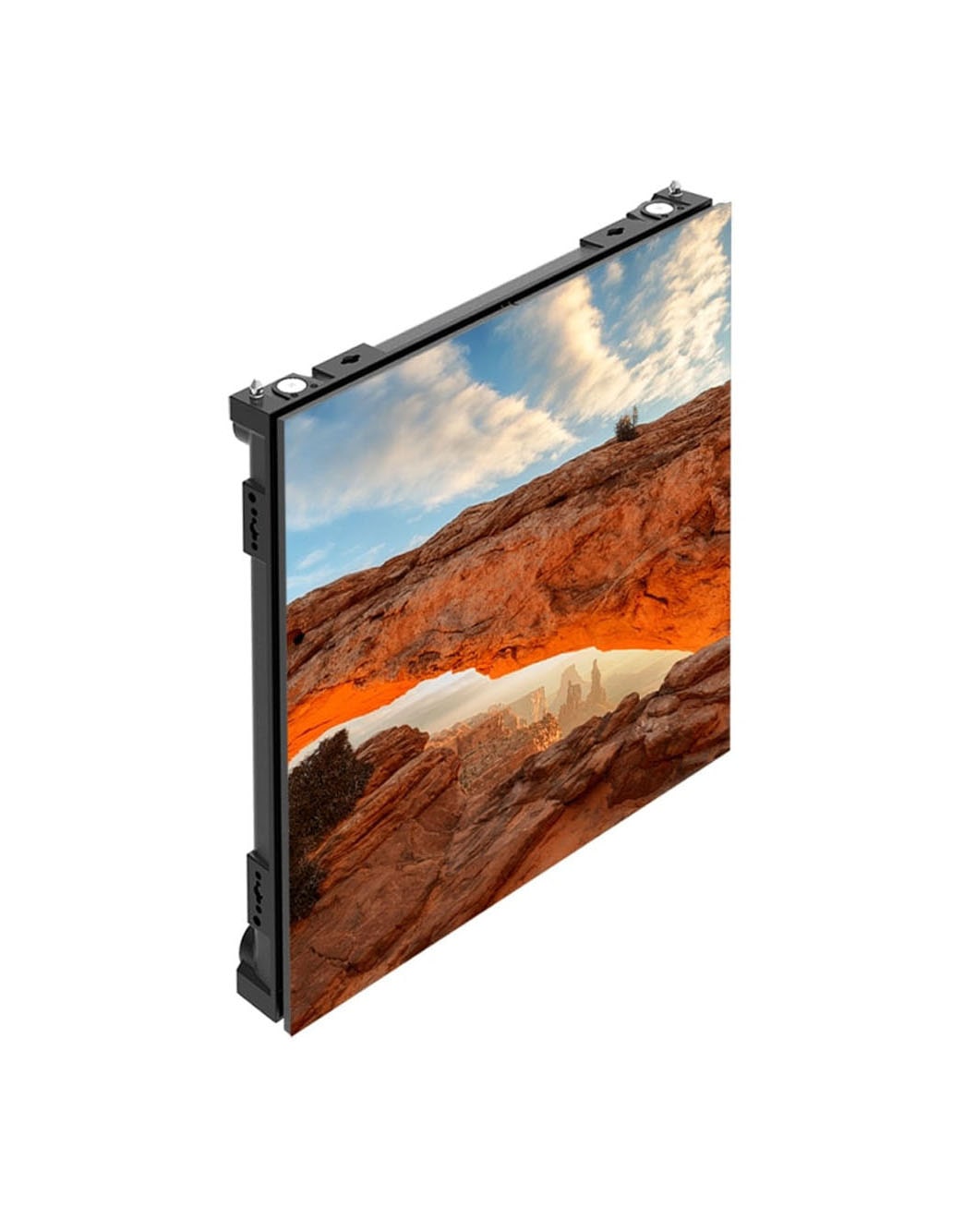 LG GSCA Versatile Series, αριστερή πλαϊνή όψη σε γωνία 30 μοιρών με εικόνα οθόνης, 500x500, GSCA039-GN