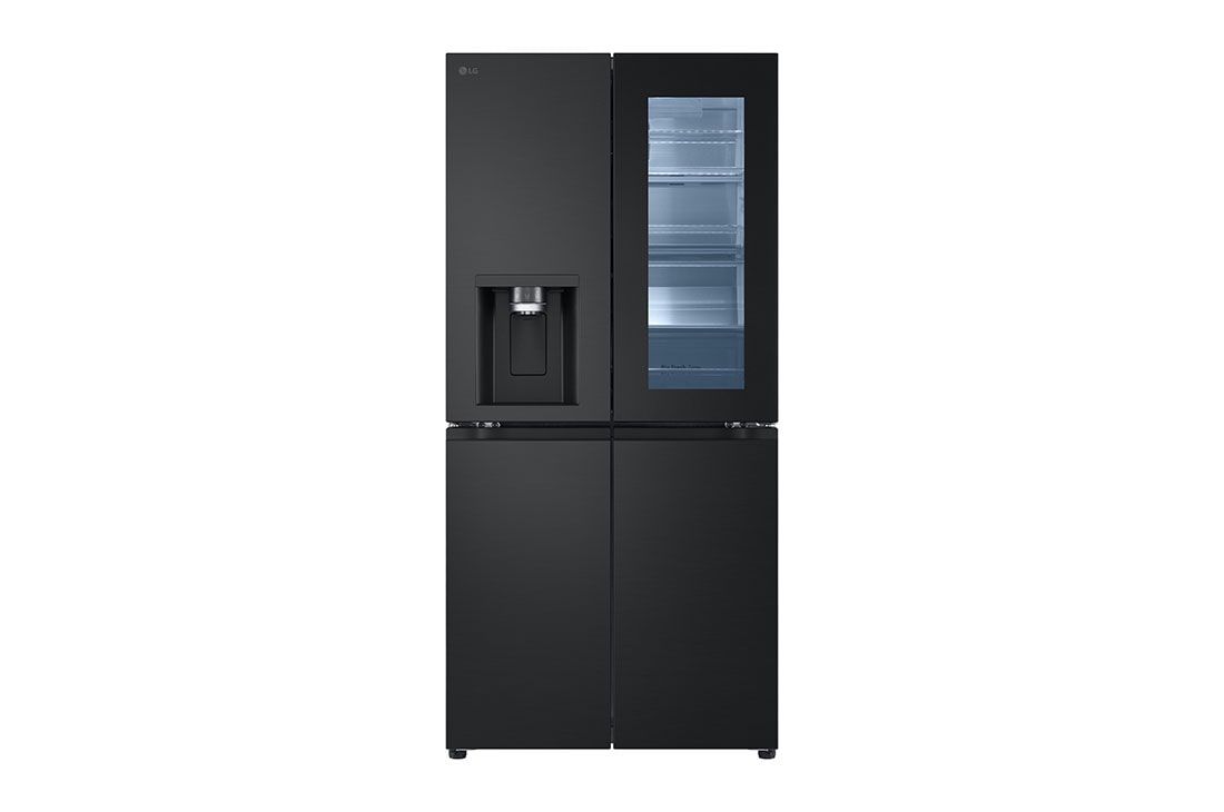 LG Ψυγείο Ντουλάπα Οριζόντιας Διάταξης (SxS)  Total No Frost με Instaview™ 178 x 83,5 cm , front view, GMG860EPBE