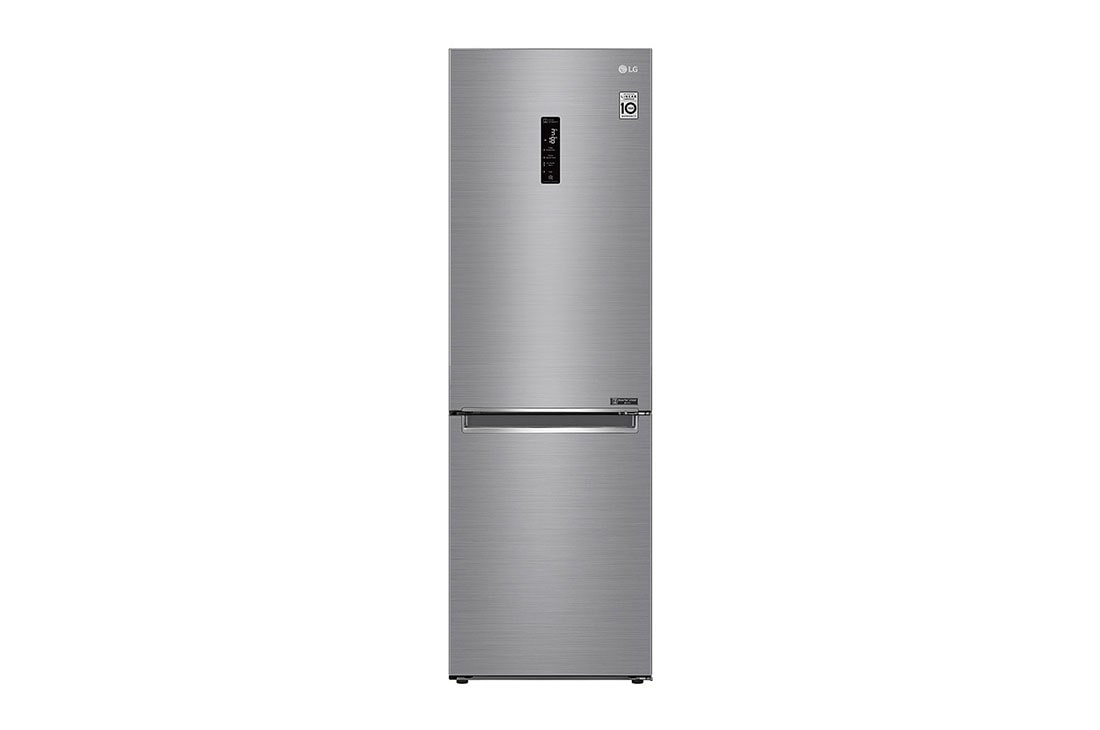 LG Hladnjak sa zamrzivačem u donjem dijelu, DoorCooling⁺™ i ThinQ™ tehnologija, kapacitet 341L, GBB71PZDMN, GBB71PZDMN