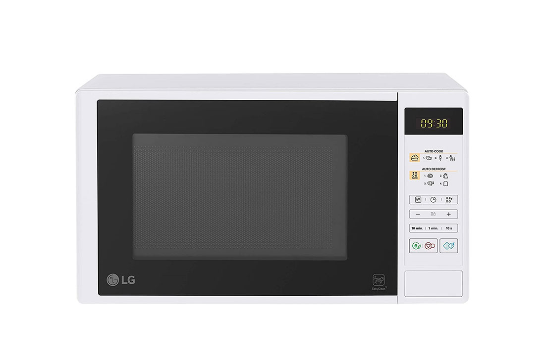 LG Mikrovalna pećnica kapaciteta 20 litara s grillom i tehnologijom Smart Inverter, EasyClean™, bijele boje, Front View, MS2042DW