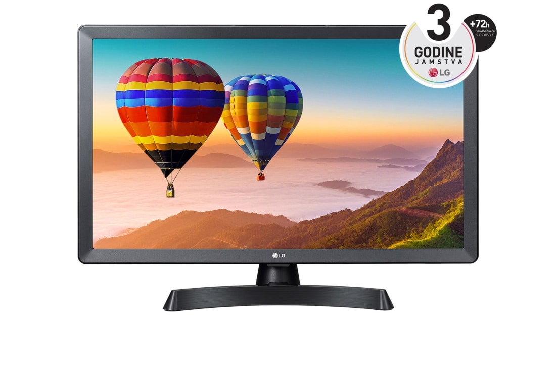 LG 23,6'' TV monitor sa širokim kutom gledanja, prikaz prednje strane, 24TN510S-PZ