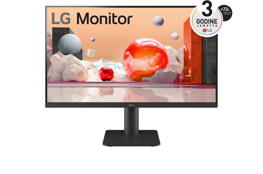 LG Zaslon IPS Full HD od 27 inča (100 Hz), prikaz prednje strane, 27MS550-B