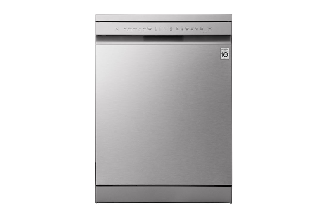 LG QuadWash™ perilica posuđa, 14 kompleta posuđa, Pogled sprijeda, DF243FV