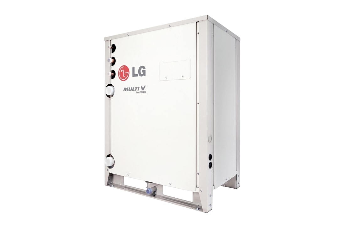 LG MULTI V WATER 5, víz hővisszanyerő, kültéri egység, 8 LE, R410A, '–45 fokos oldalnézet, ARWM080LAS5