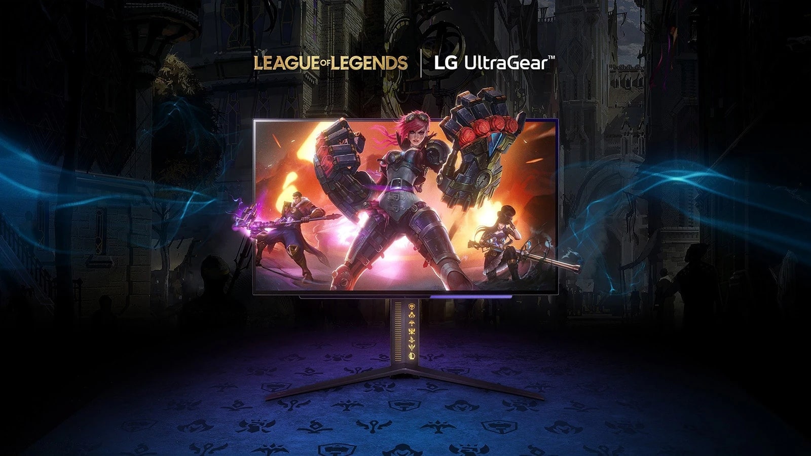 UltraGear™ OLED League of Legends Edition gamer monitor.