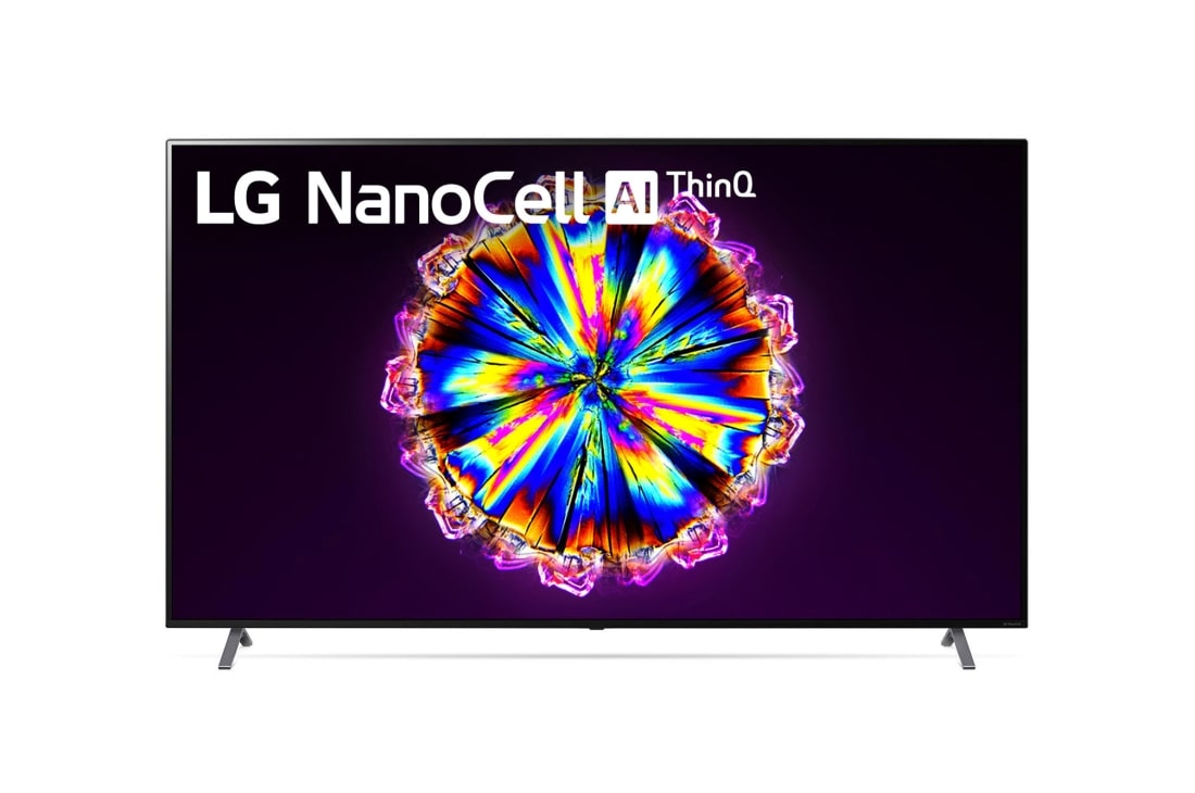 LG NanoCell 86'' NANO90 4K TV HDR Smart (218 cm), elölnézet kitöltőképpel, 86NANO903NA
