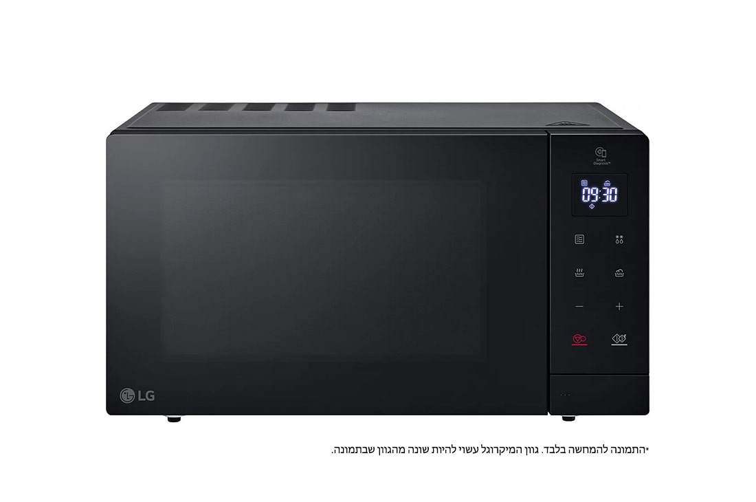 LG ™LG 30L NeoChef (MS3032JAS, שחור), חזית, MS3032JAS