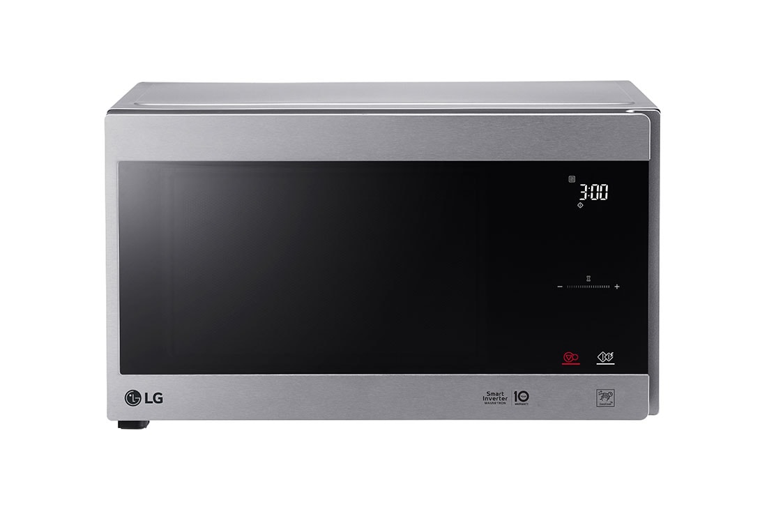 LG מיקרוגל 25L בצבע כסוף, front view, MS2595CIS