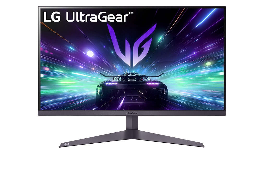 LG מסך ''27 גיימינג UltraGear™ FHD VA 180Hz תומך ™HDR10 / FreeSync ביחס 16:9, מבט קדמי, 27GS50F-B