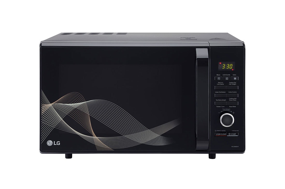LG 28 L Convection Microwave Oven with Diet Fry(MC2886BHT, Black)