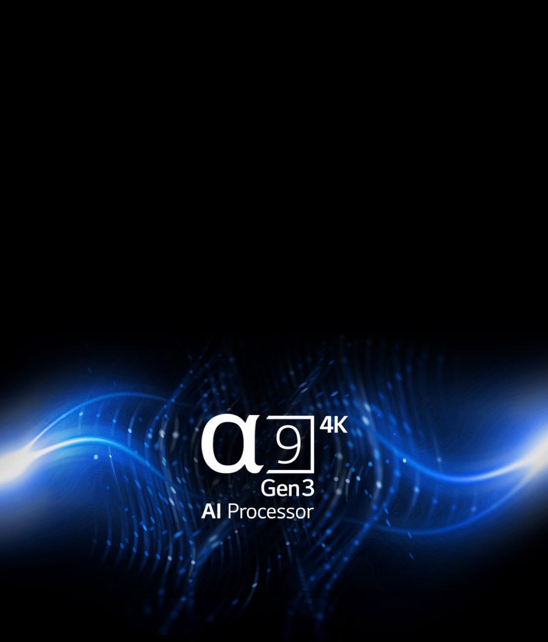 لوگوی Alpha9 Gen3 AI در پس‌زمینه گرافیکی مشکی و آبی