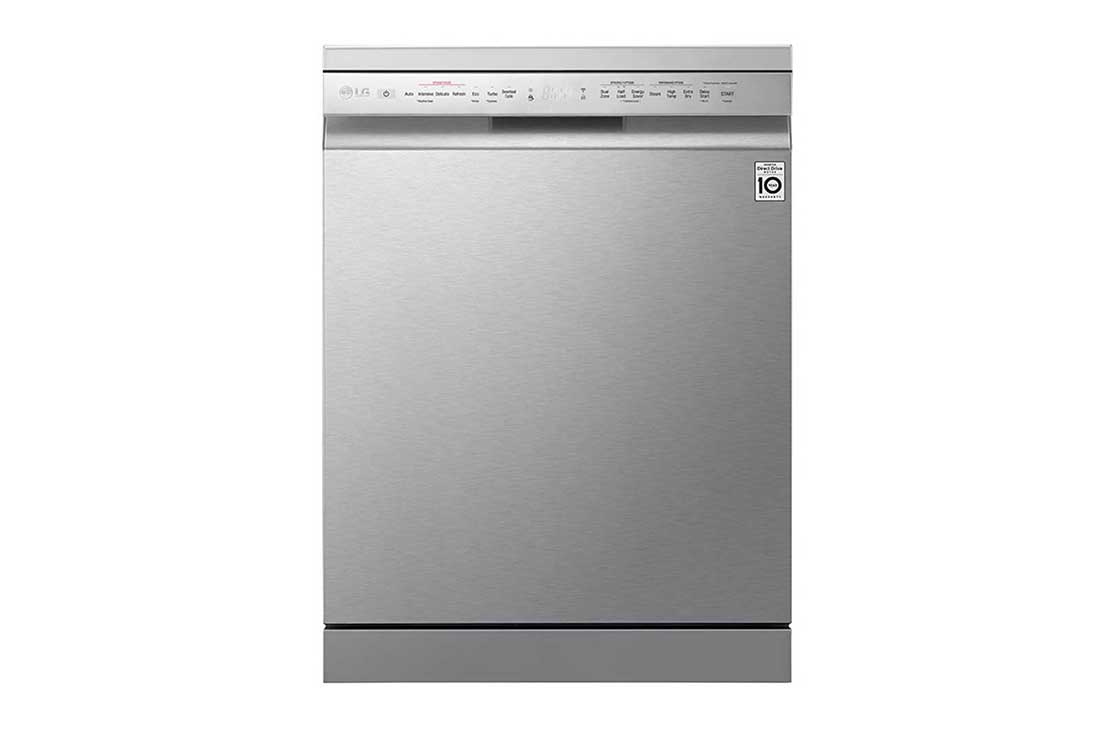 LG ال‌جی، ماشین ظرفشویی 14 نفره، فناوری™TrueSteam و™QuadWash، نقره‌ای مات  , XD88S