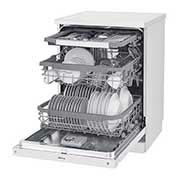 LG ال‌جی، ماشین ظرفشویی 14 نفره، فناوری™TrueSteam و™QuadWash، سفید  , XD88W, thumbnail 11