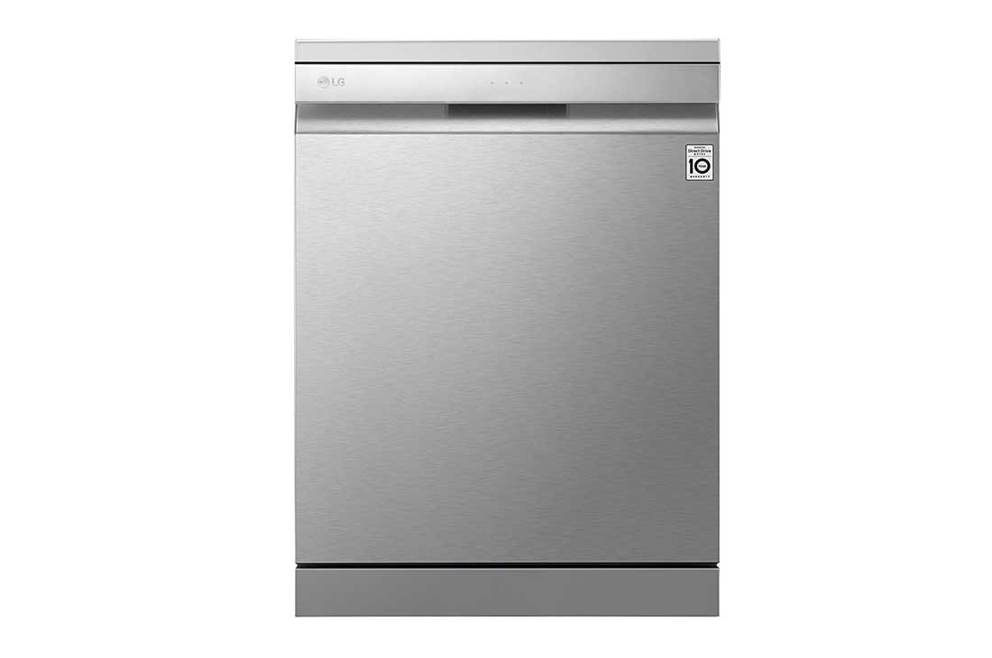 LG ال‌جی، ماشین ظرفشویی 14 نفره، فناوری™TrueSteam و™QuadWash، نقره‌ای مات  , XD90S