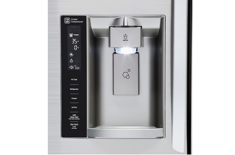 door alarm lock lg fridge