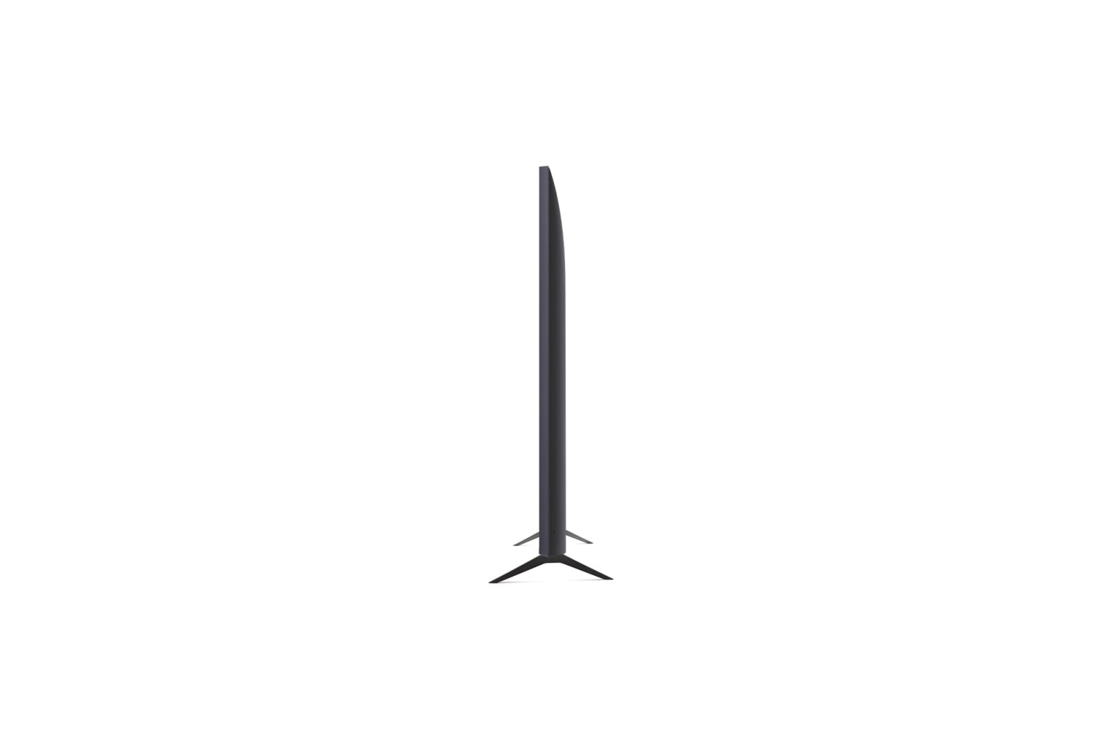LG ال‌جی،LG UHD UR80 ، تلویزیون 50 اینچ سری UR80، کیفیت 4k، کنترل جادویی، تکنولوژی هوشمند AI ThinQ، سیستم عامل WebOS، توانایی نمایش محتوای HDR با فرمتHLG، تکنولوژی AI Picture Pro وAI Sound Pro (5.1.2ch)، پایه دو طرفه، جدید 2023, نمای جانبی 90 درجه, 50UR80006LJ