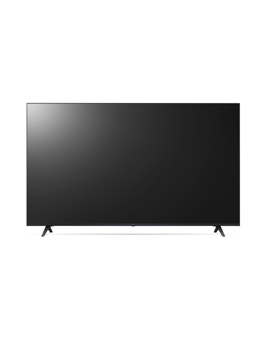 LG ال‌جی،LG UHD UR80 ، تلویزیون 50 اینچ سری UR80، کیفیت 4k، کنترل جادویی، تکنولوژی هوشمند AI ThinQ، سیستم عامل WebOS، توانایی نمایش محتوای HDR با فرمتHLG، تکنولوژی AI Picture Pro وAI Sound Pro (5.1.2ch)، پایه دو طرفه، جدید 2023, نمای جلو بدون تصویر داخلی تلویزیون, 50UR80006LJ