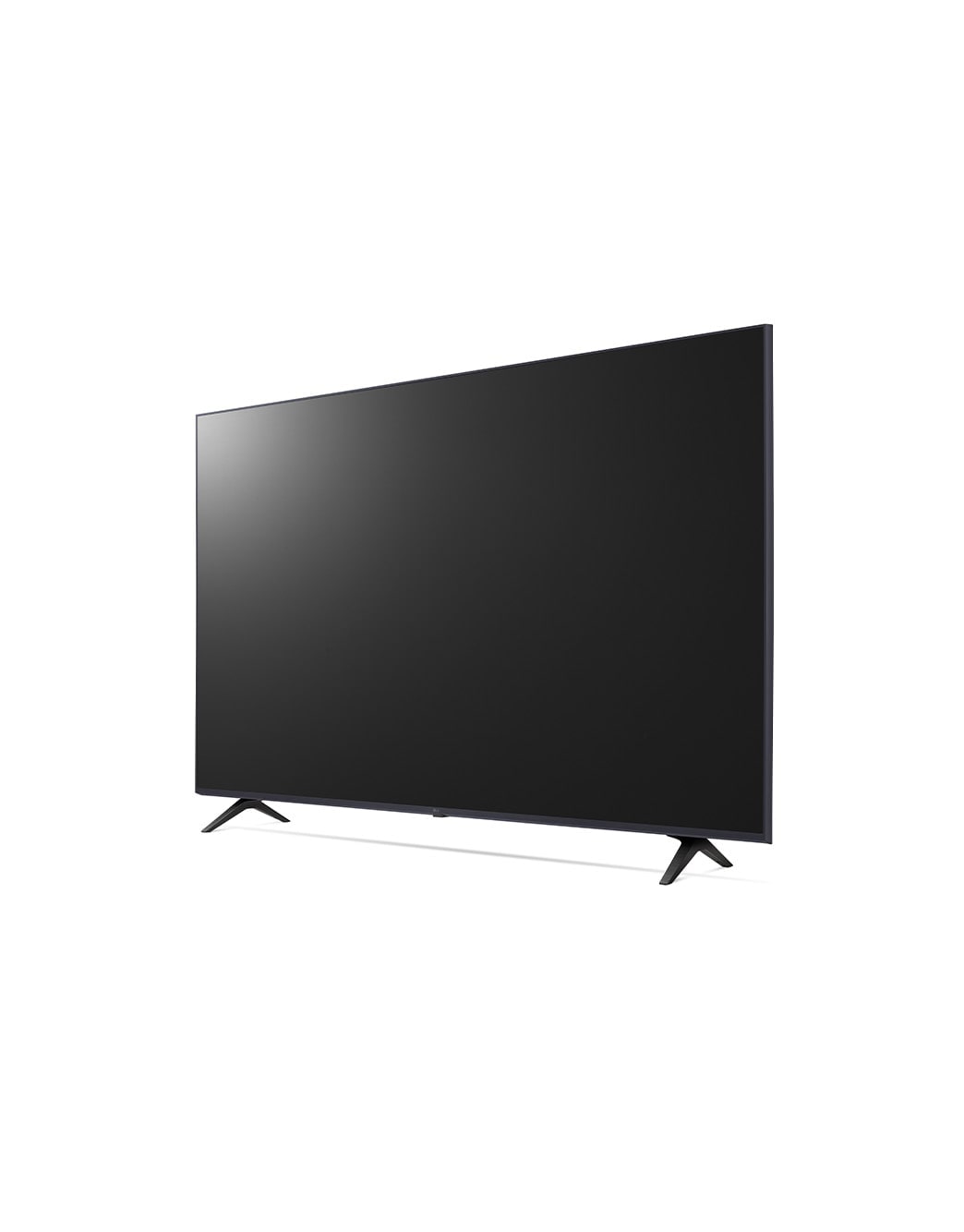 LG ال‌جی،LG UHD UR80 ، تلویزیون 50 اینچ سری UR80، کیفیت 4k، کنترل جادویی، تکنولوژی هوشمند AI ThinQ، سیستم عامل WebOS، توانایی نمایش محتوای HDR با فرمتHLG، تکنولوژی AI Picture Pro وAI Sound Pro (5.1.2ch)، پایه دو طرفه، جدید 2023, نمای جانبی 30 درجه, 50UR80006LJ