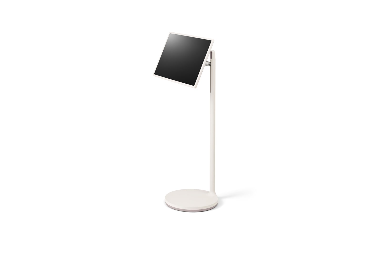 LG StanbyME, 45 degree side view of horizontal mode that a display facing upwards, 27ART10AKPL