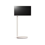 LG StanbyME, Front view of horizontal mode with its stand rotated to the left, 27ART10AKPL, thumbnail 13