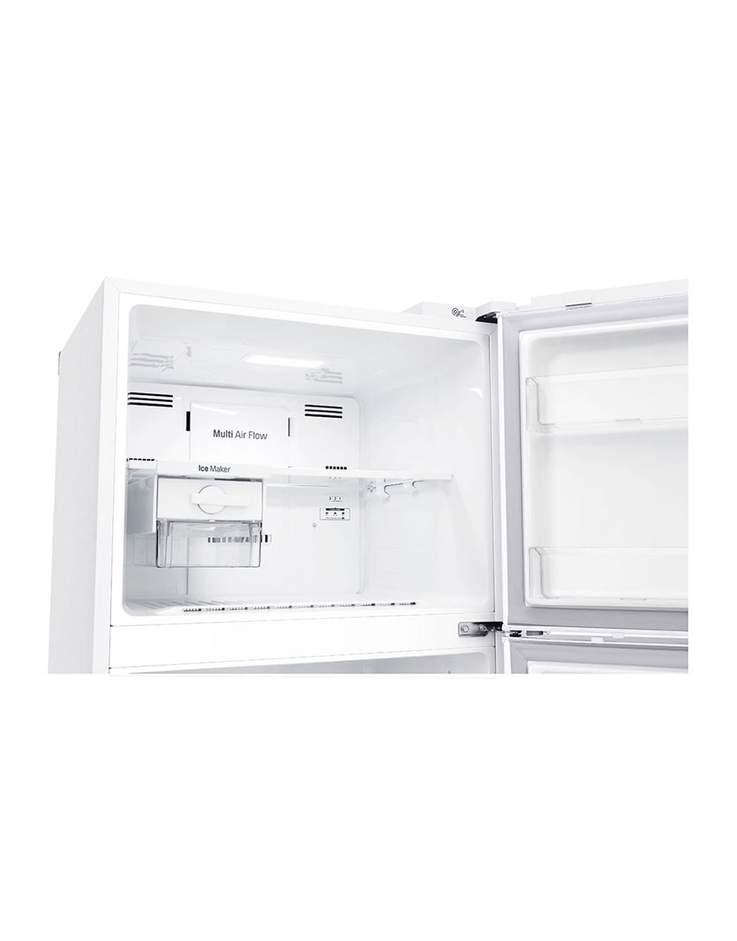 LG ثلاجة فريزر علوي بسعة 438 لتر و بتقنية تبريد الابواب , Freezer detail, GR-C639HWCL