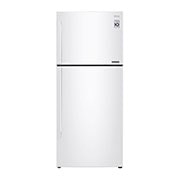 LG ثلاجة فريزر علوي بسعة 438 لتر و بتقنية تبريد الابواب , Front view, GR-C639HWCL, thumbnail 14