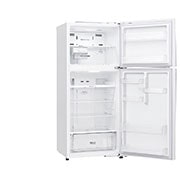 LG ثلاجة فريزر علوي بسعة 438 لتر و بتقنية تبريد الابواب , Right side open view, GR-C639HWCL, thumbnail 14