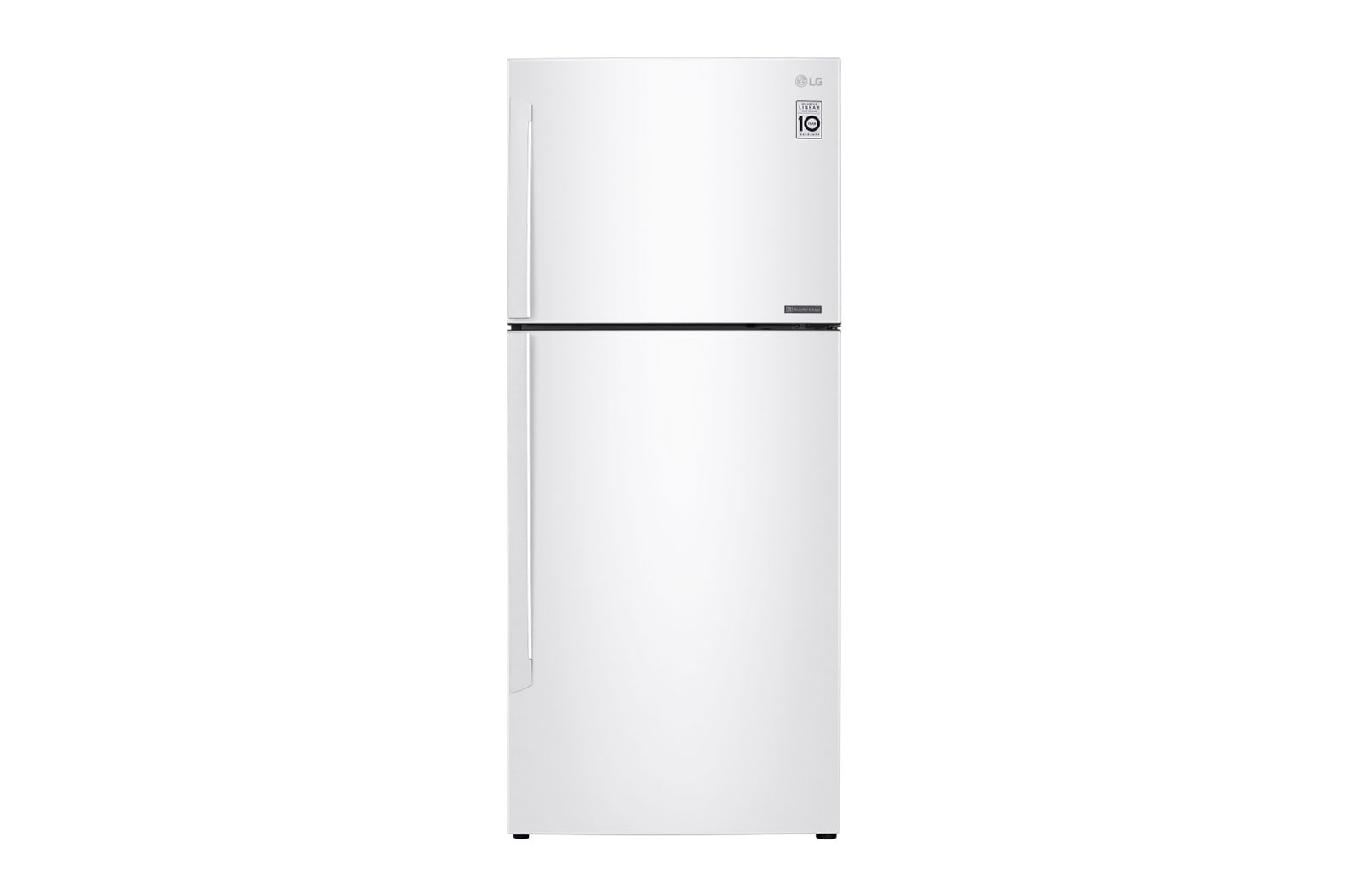 LG ثلاجة فريزر علوي بسعة 438 لتر و بتقنية تبريد الابواب , Front view, GR-C639HWCL