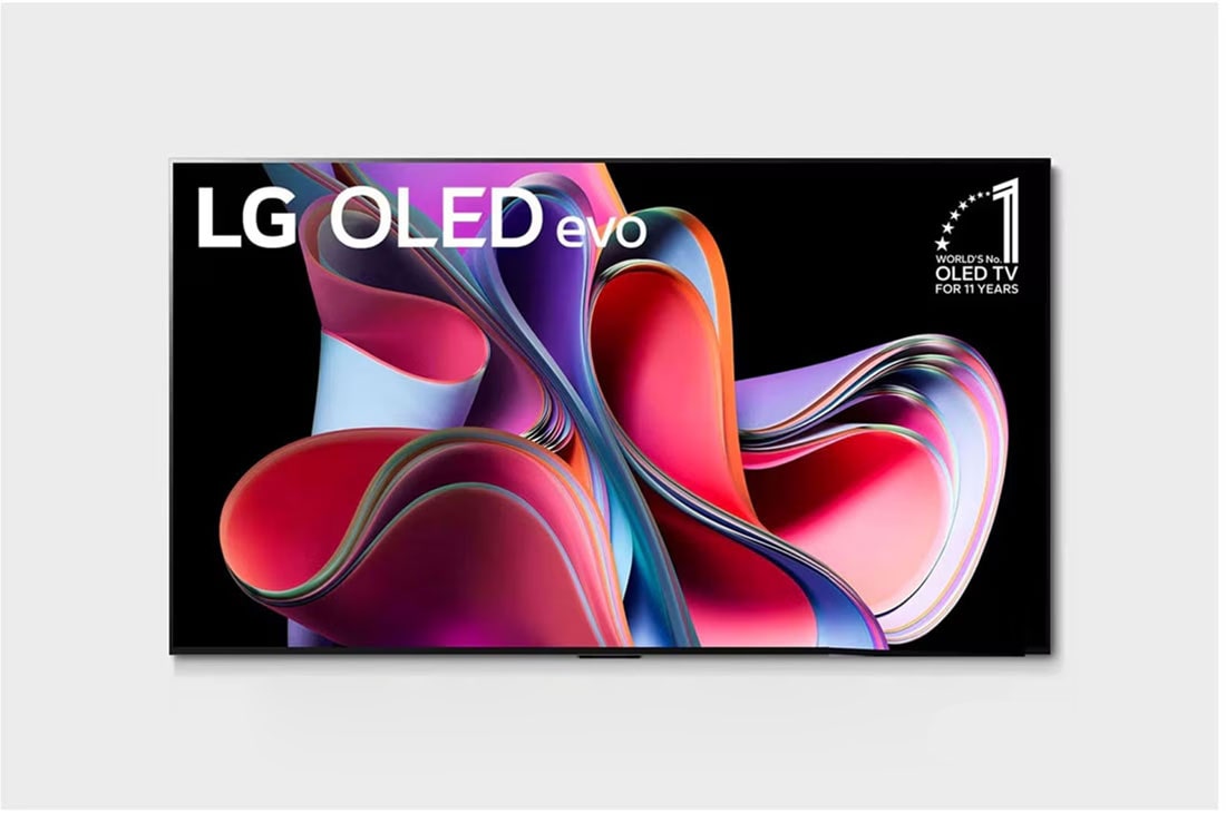 LG تلفزيون LG OLED evo G3 الذكي مقاس 65 بوصة بدقة 4K لعام 2023, front view, OLED65G36LA