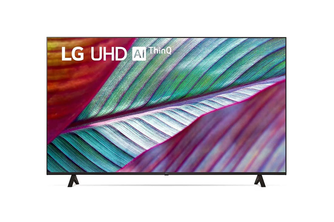 LG تلفاز UR78 الذكي فائق الوضوح من LG مقاس 65 بوصة بدقة 4K لعام 2023, منظر أمامي لتلفاز فائق الوضوح من LG, 65UR78006LL